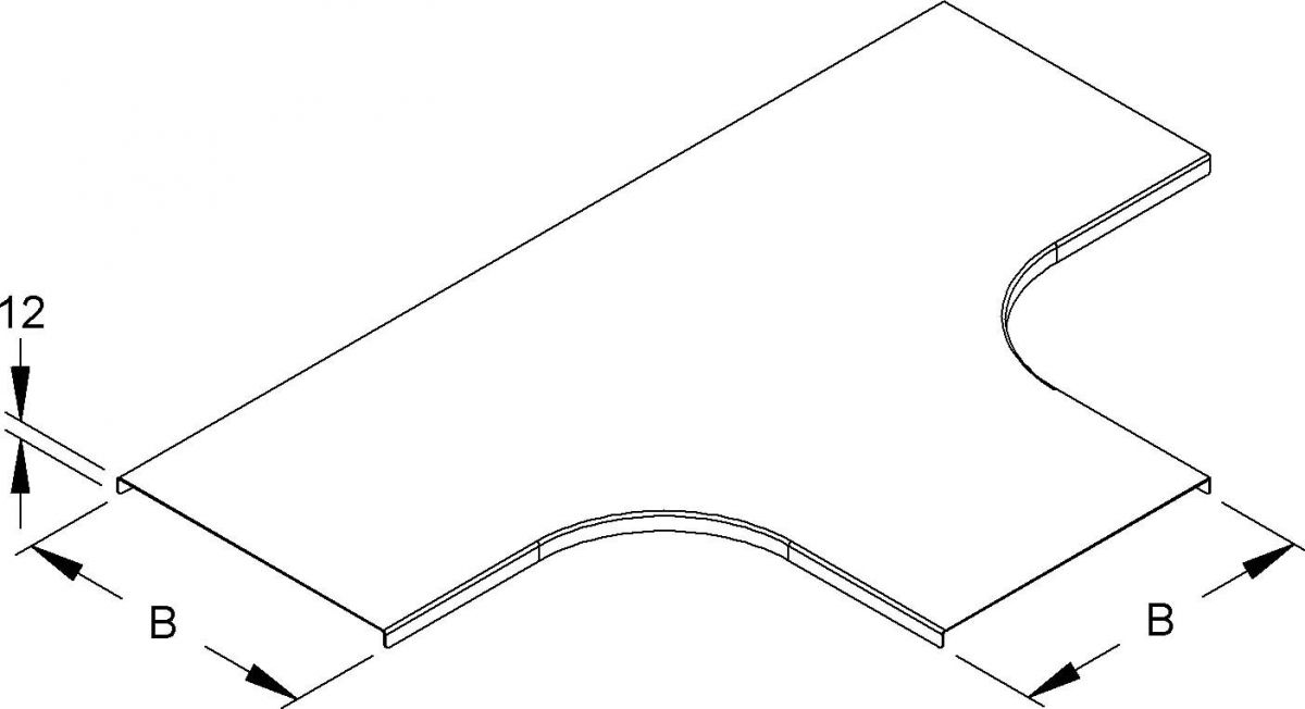 Deckel für T-Stück RTSCD 500 S