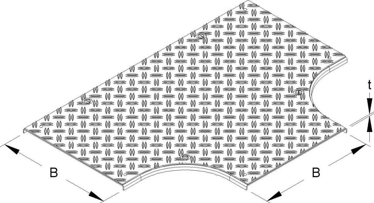 Deckel für T-Stück RTSDVSRSL 200