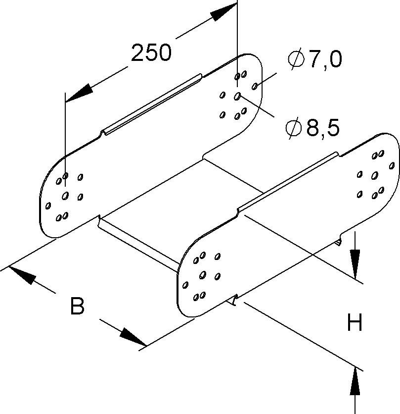 Gelenkstück vertikal RGE 110.600