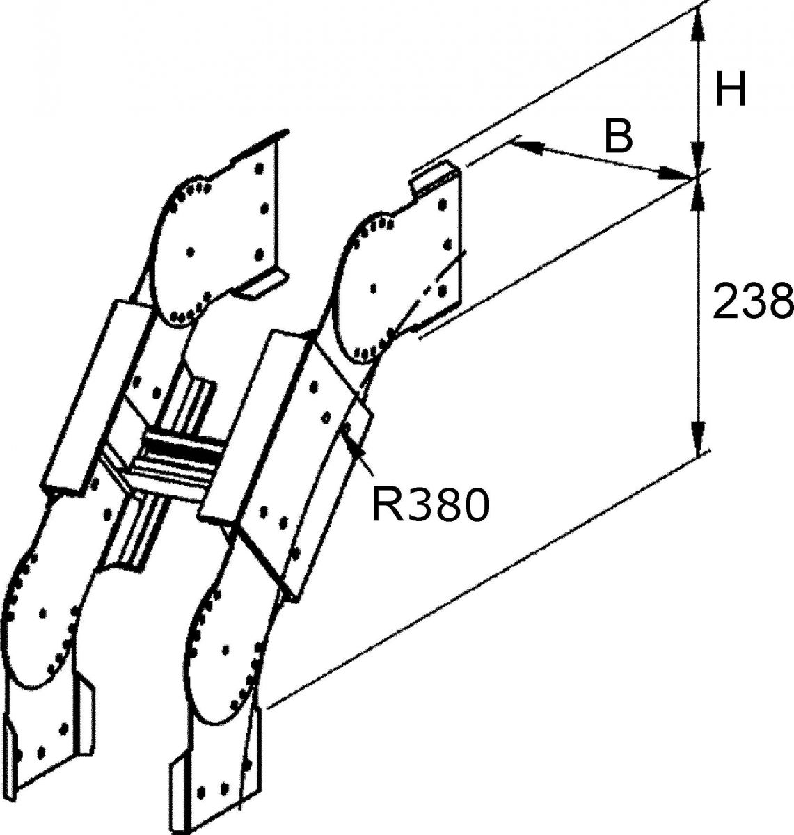 GFK-Bogen verstellbar ULLBA 100.900