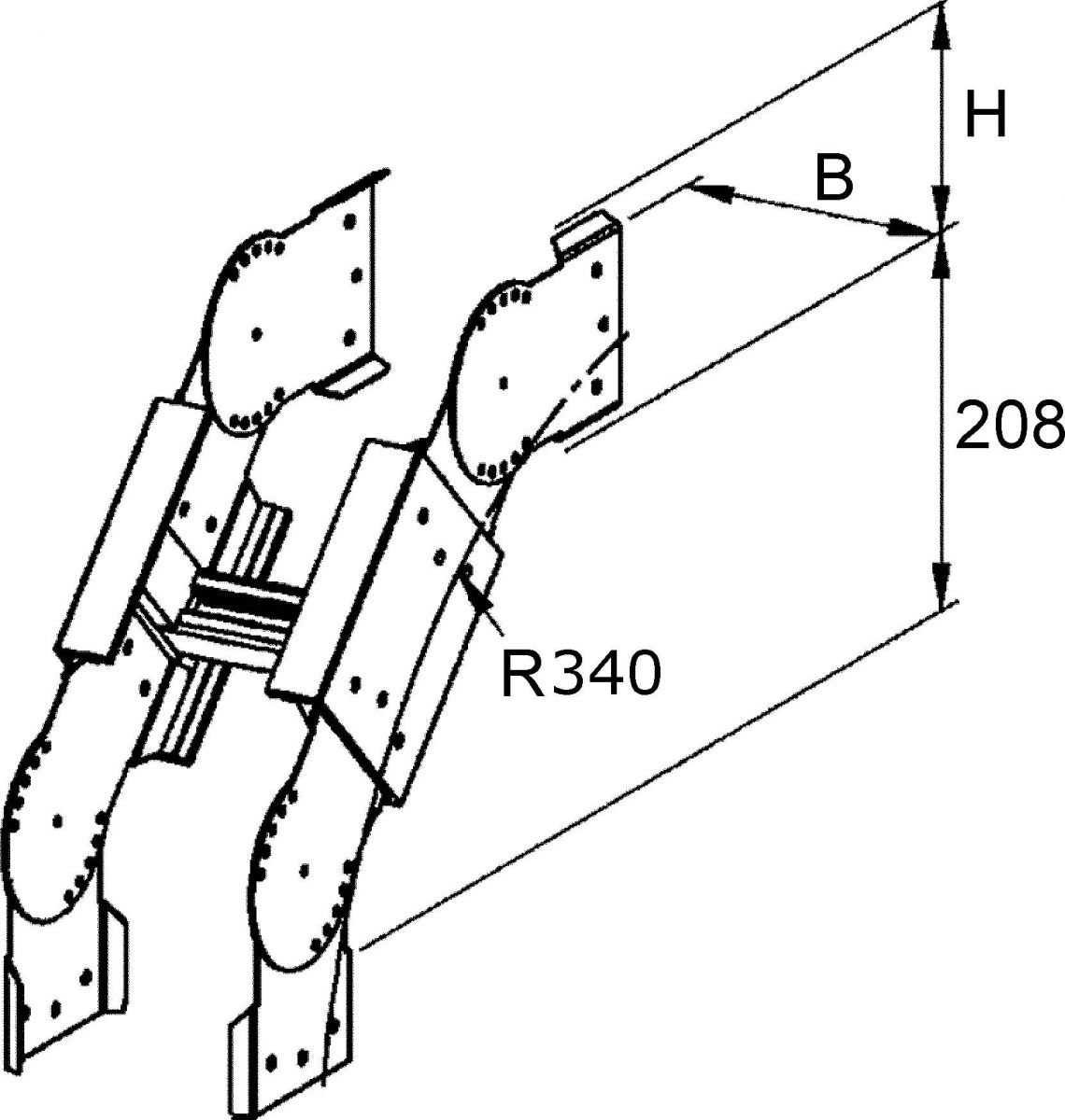 GFK-Bogen verstellbar ULLBA 80.400