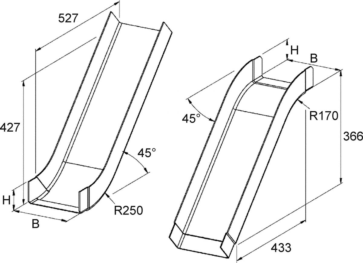 GFK-Etage 2-teilig KPET 80.150/P