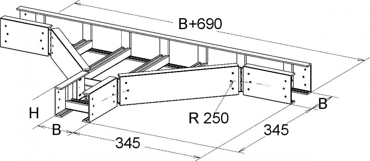 GFK-T-Stück ULLTE 53.500