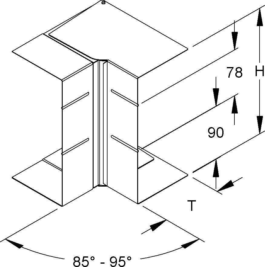 GK-Inneneck 90Gr. GKIV 213A78T100 WA