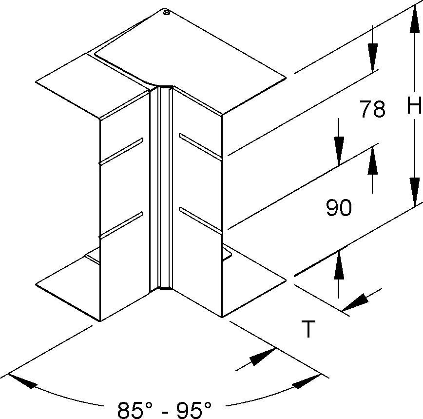 GK-Inneneck 90Gr. GKIV 213A78T80 L