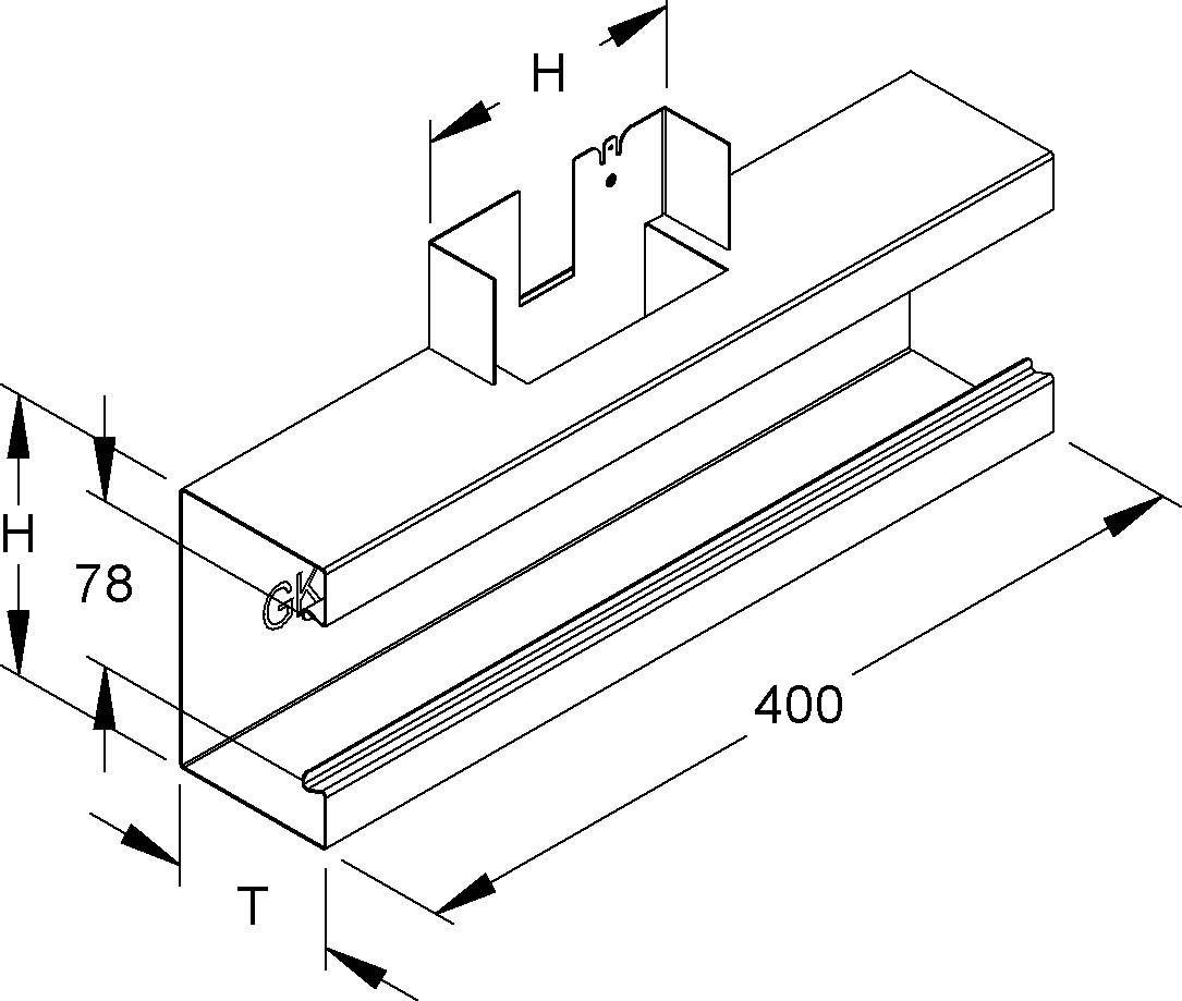 GK-T-Stück 90Gr. GKT 110-78T80 WA