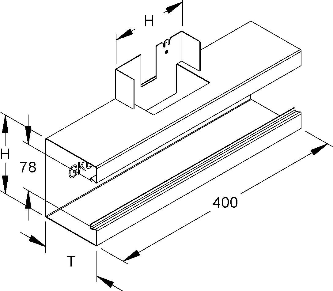 GK-T-Stück 90Gr. GKT 170-78T100 WA