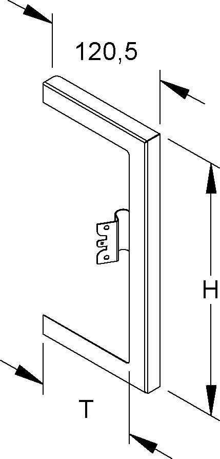 GK-Wandabschlussblende re GWBR 213T100 R