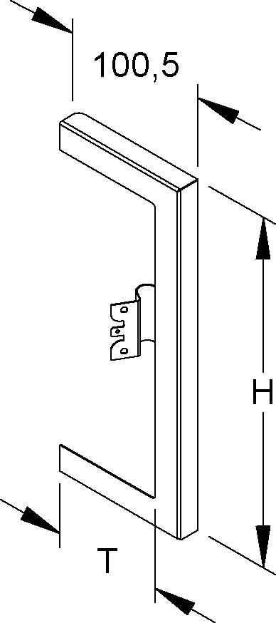 GK-Wandabschlussblende re GWBR 213T80 R