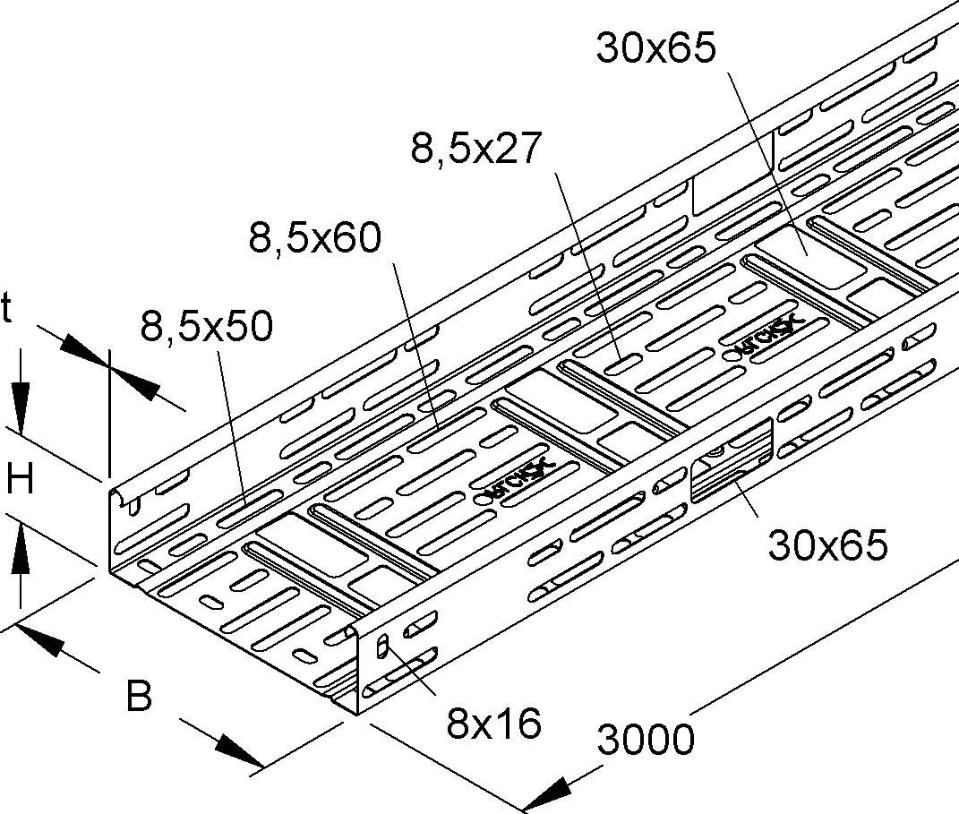 Industrierinne RLCI 60.500 S