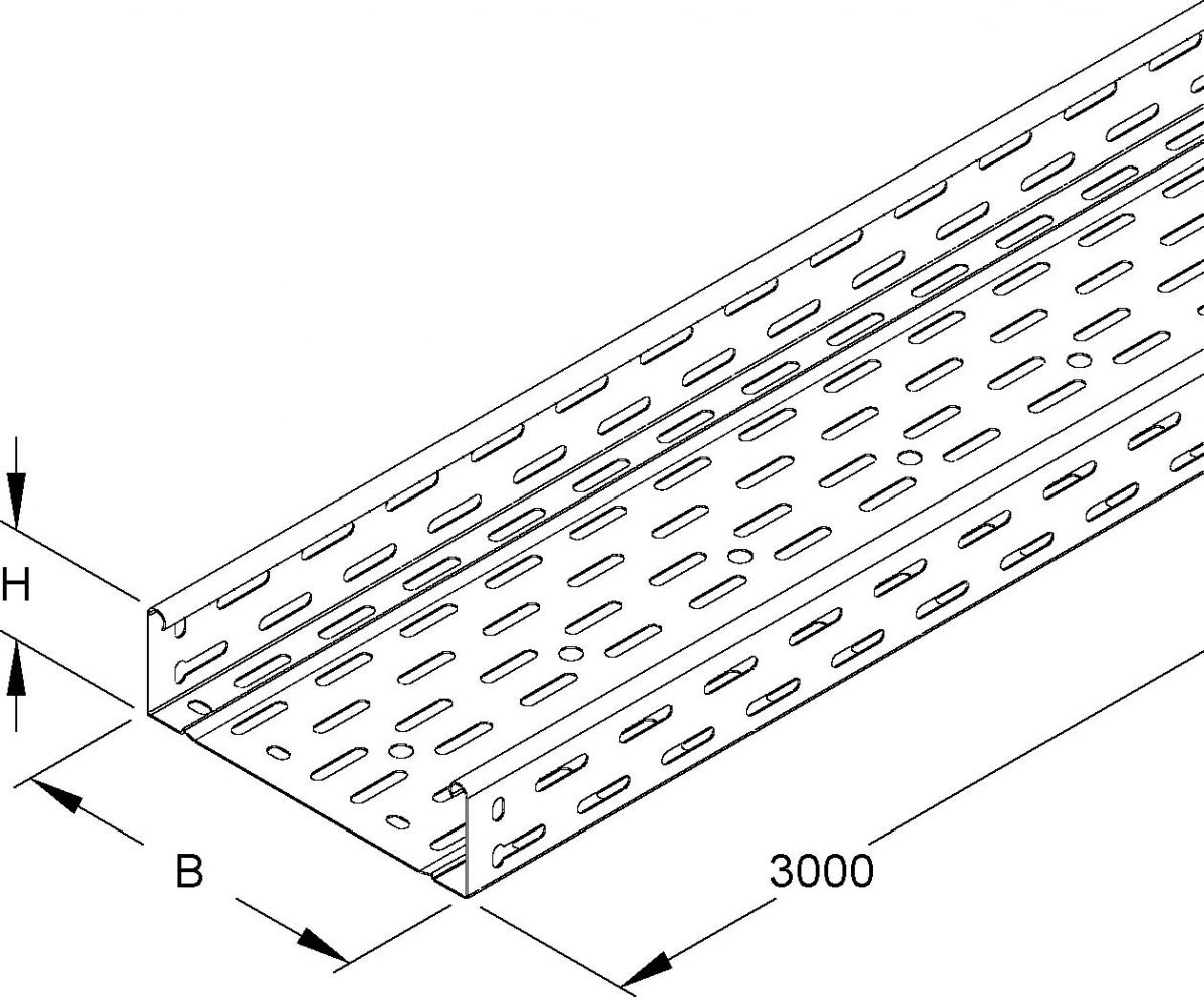 Kabelrinne RLC 60.120 OV
