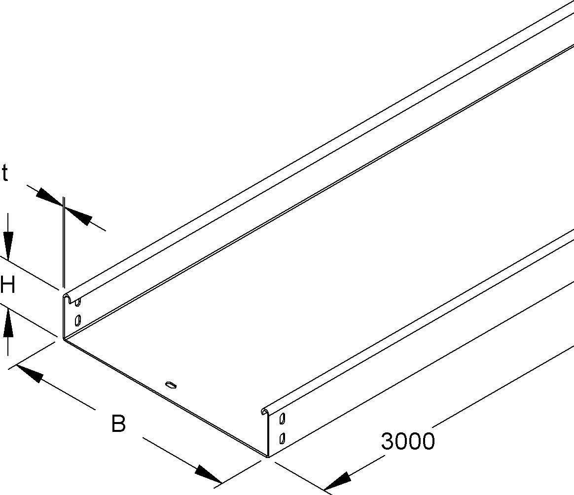 Kabelrinne RSUS 60.600 F OV
