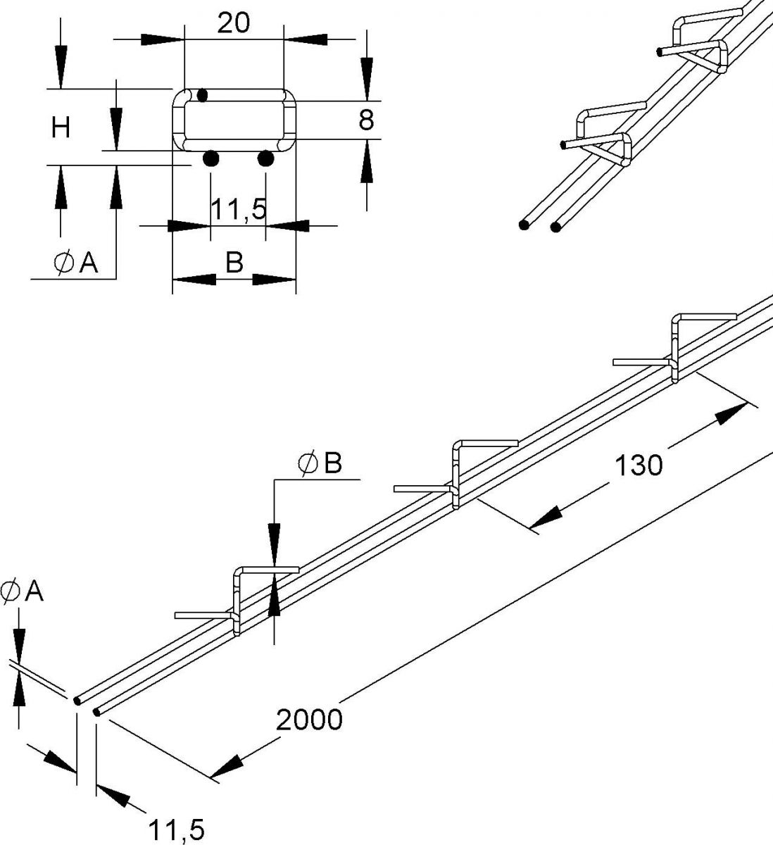 Kabelträger MCH 8.20 E3