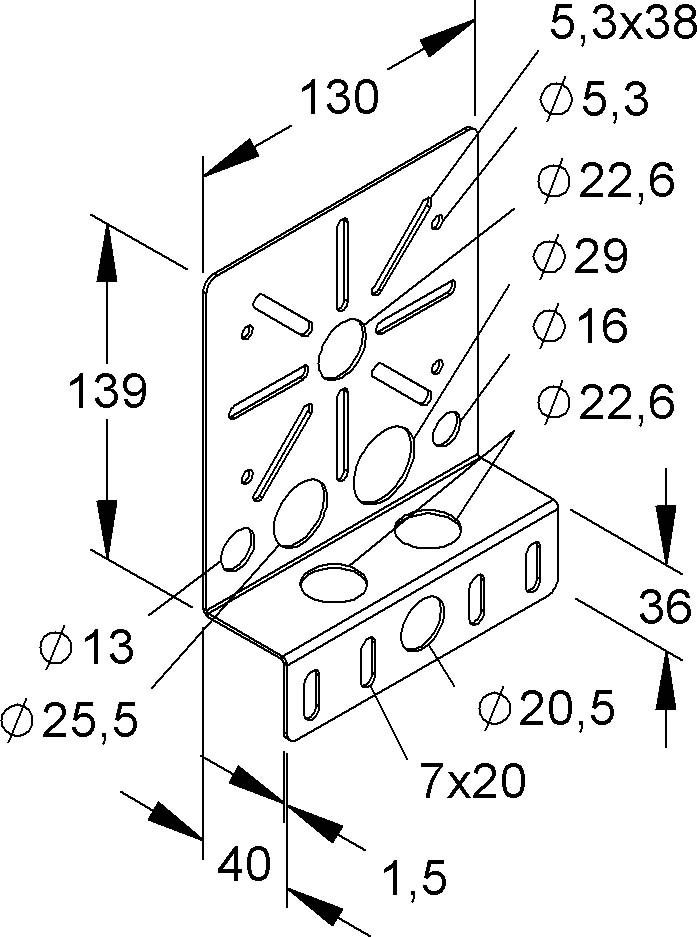 Montageplatte RMP 130 E5