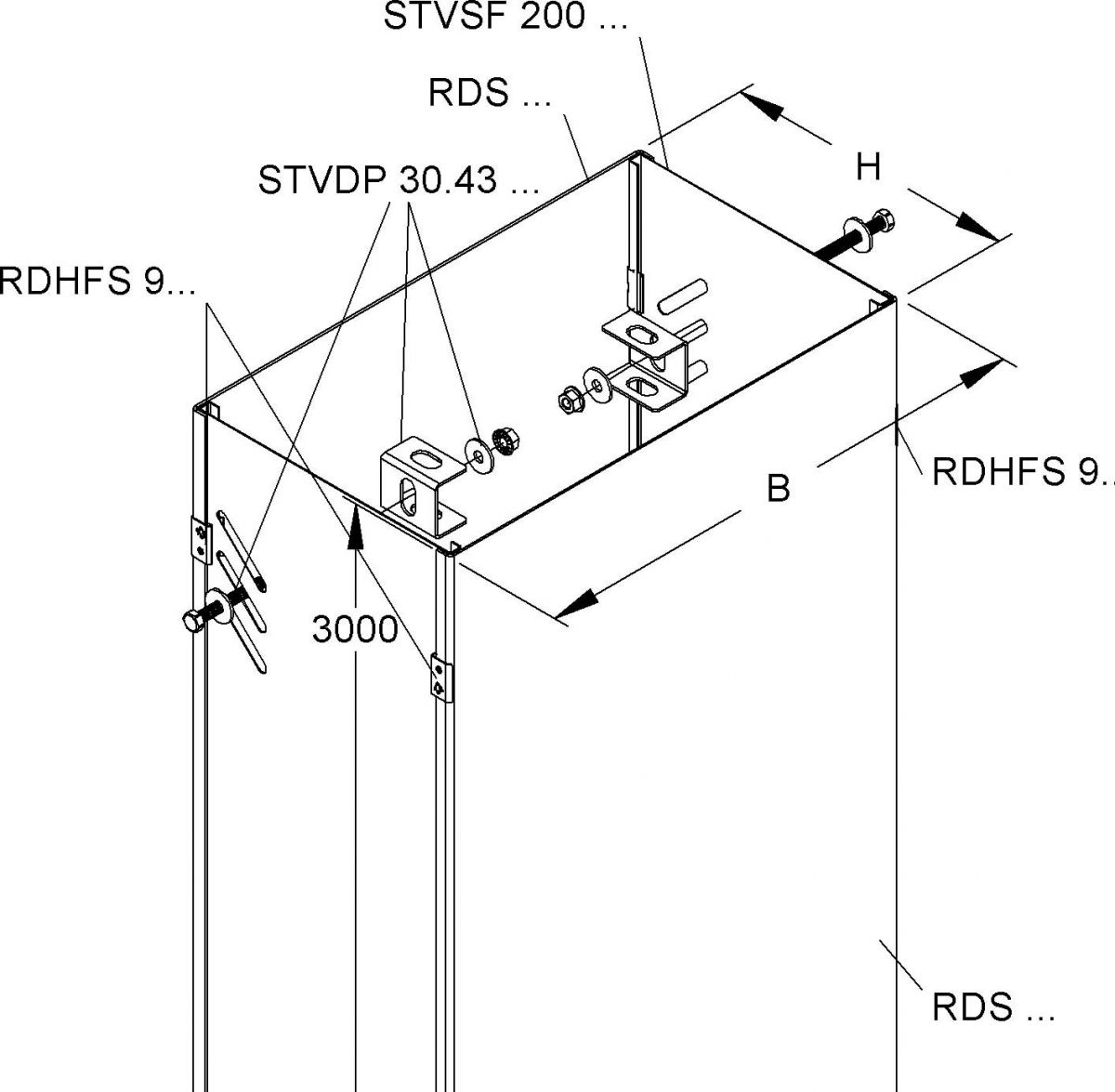 Steigetrassenverkleidung STVFA 600 F
