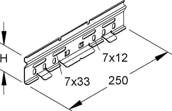 Stoßstellenverbinder RVC 60/2 E3