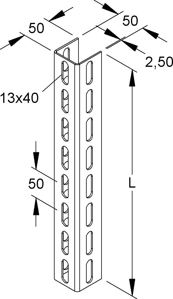 U-Profil U 5050/1200 E5L