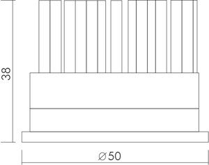 LED Modul D50 mit Linse 8053211000