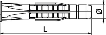 Allzweckdübel 910 AZK 5x31