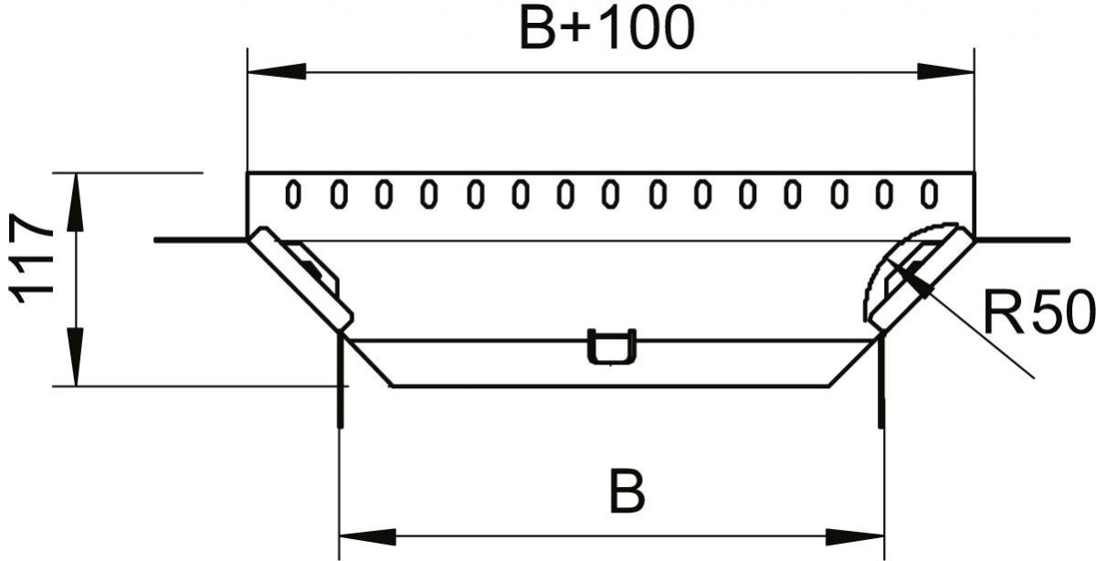 Anbau-Abzweigstück RAA 605 FT