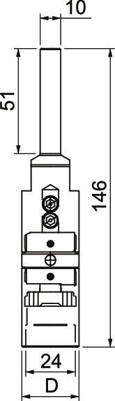 Anschlusselement, prüfbar isCon ASE 23