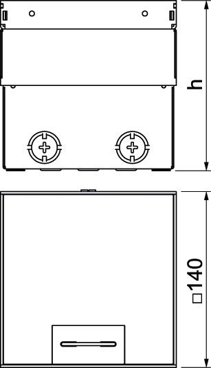 Bodensteckdose UDHOME2 GM