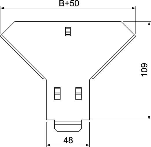 Deckel Anbau-Abzweigstück DFAA 050 FT