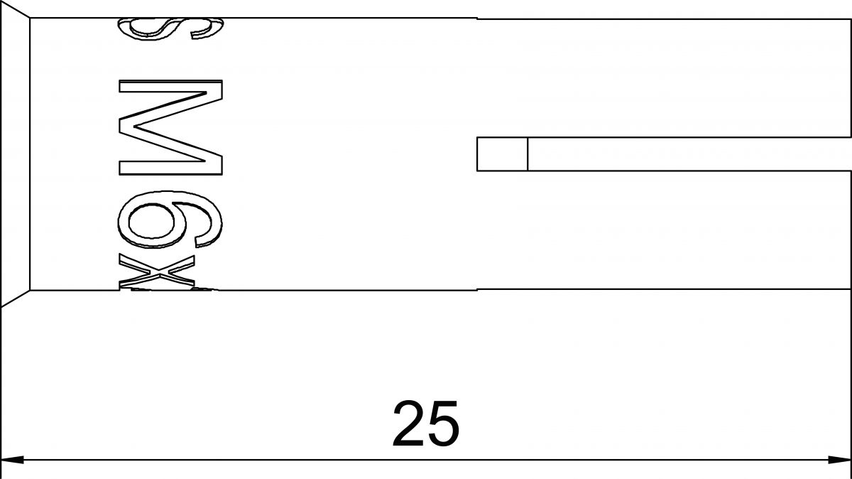 Einschlaganker ES ES M 6x25