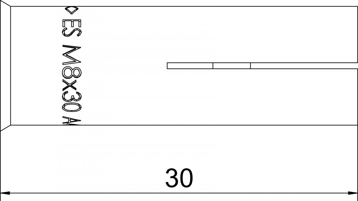 Einschlaganker ES ES M 8x30 A4