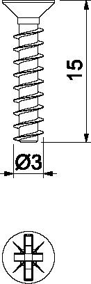 Geräteschraube ZA 15-GS-S