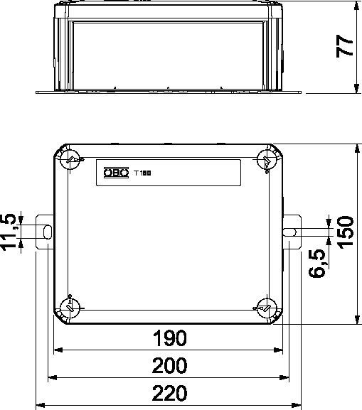 Kabelabzweigkasten T160E 0VA