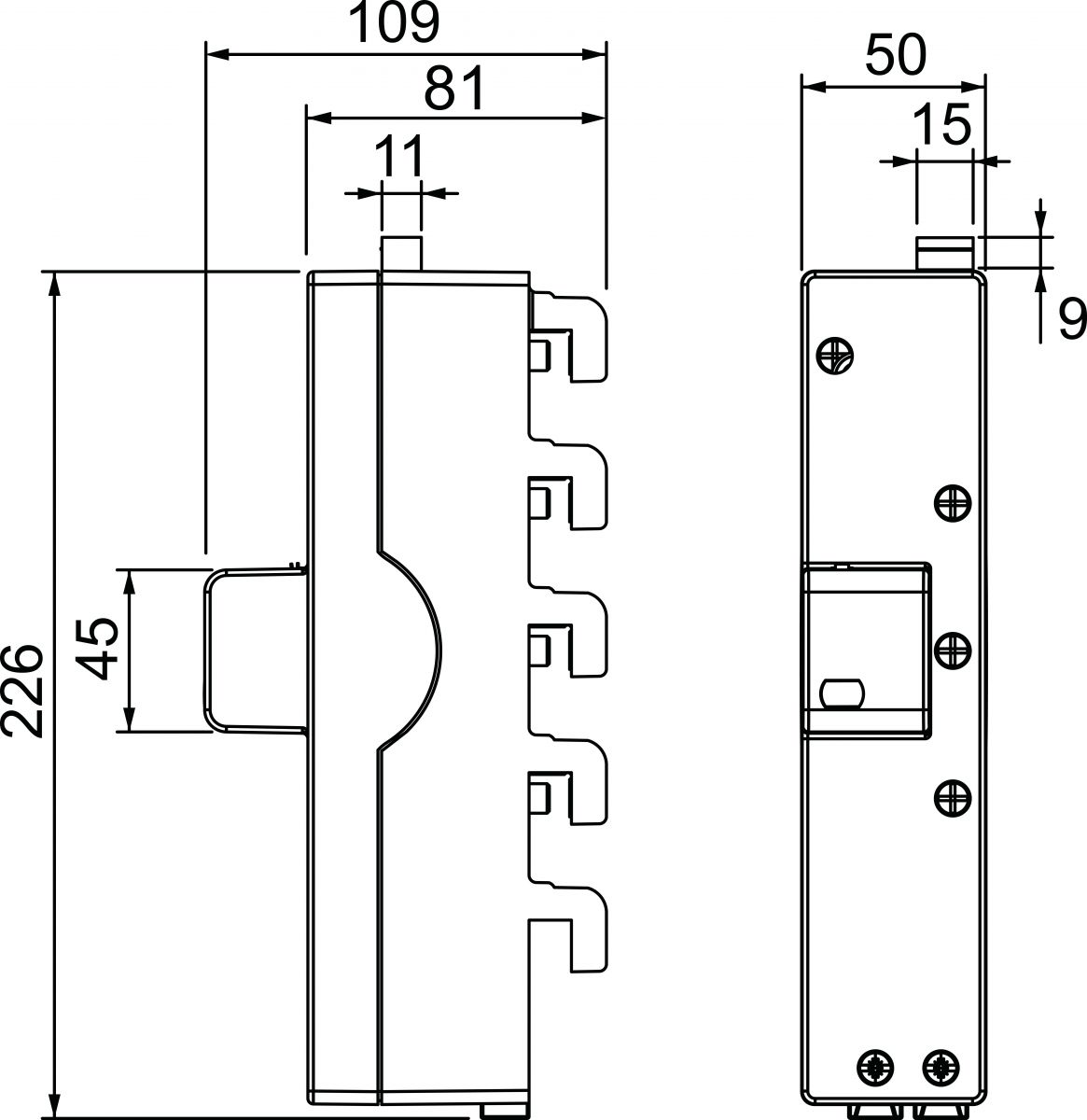 LightningController Rail MCF25-NAR-TNC+FS