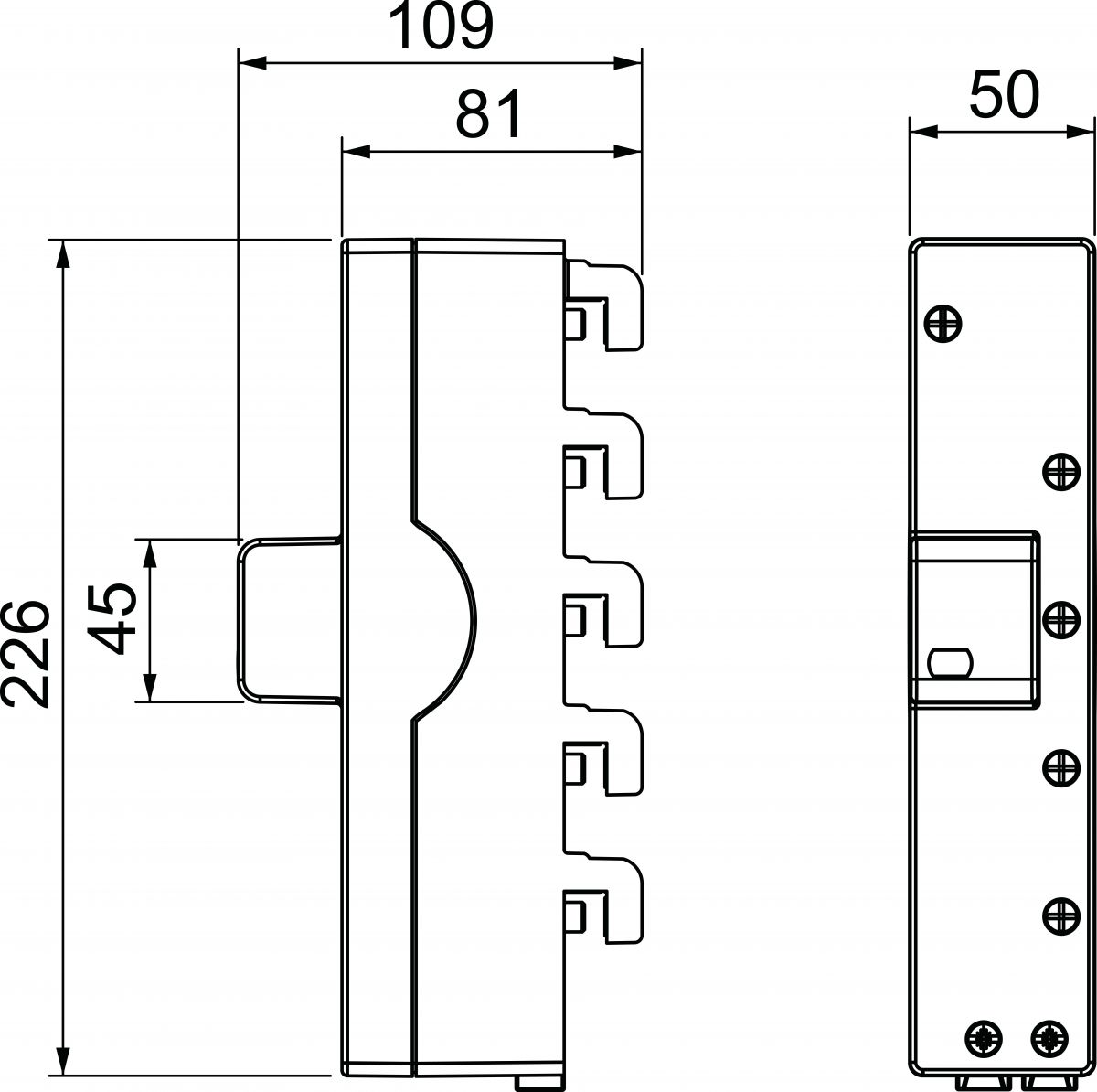 LightningController Rail MCF50-NAR-TT