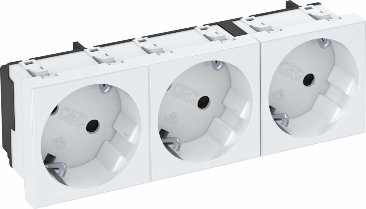 Steckdose 33 Grad, 3-fach STD-D3S RW3 Steckdose 33 Grad, 3-fach STD-D3S RW3