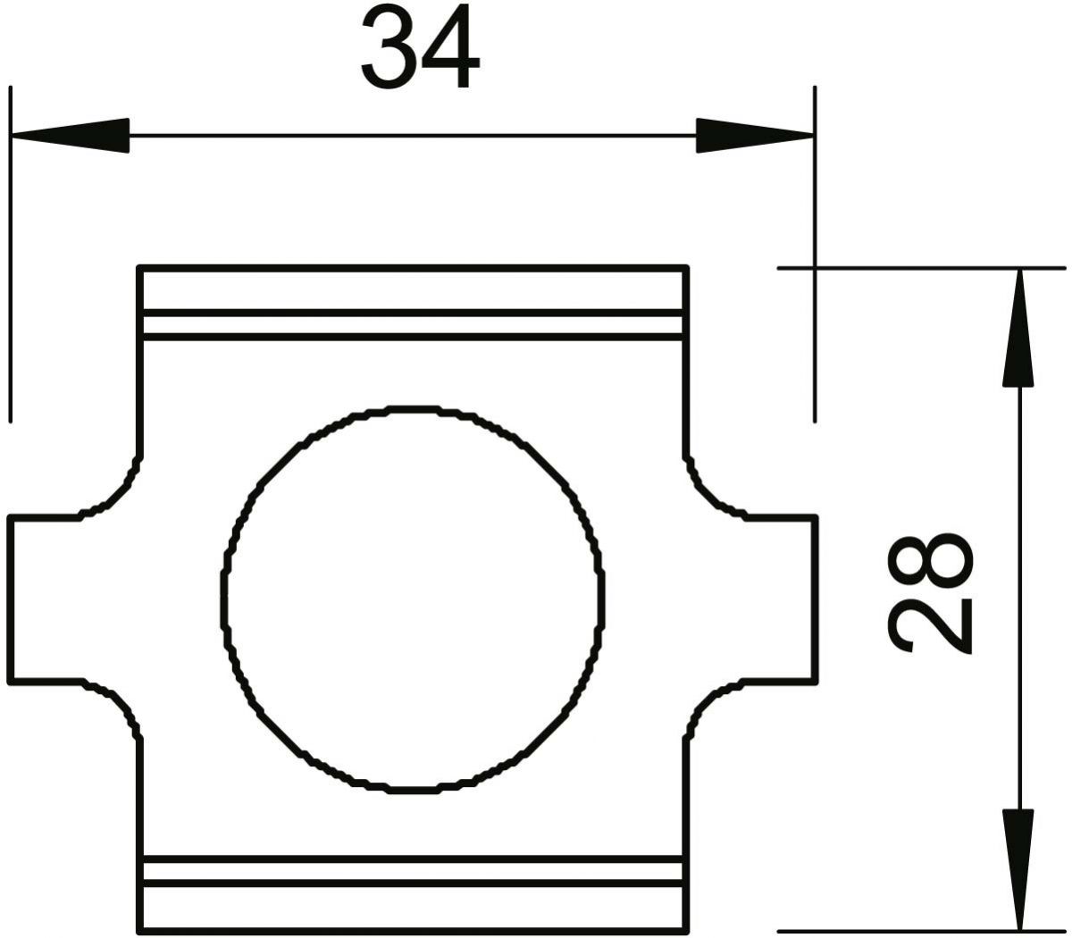 Stoßstellenverbinder GSV 34 FTK LGR