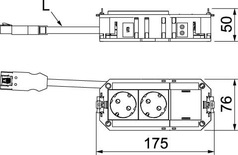 Universalträger connect UTC3 W W2