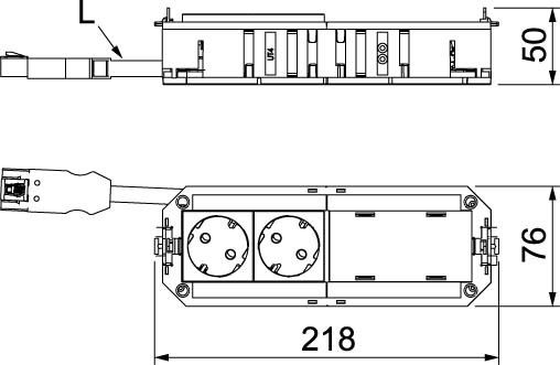 Universalträger connect UTC4 W OR2