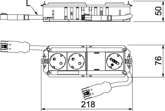 Universalträger connect UTC4 W OR2GN1