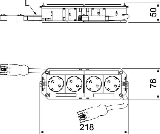 Universalträger connect UTC4 W W2OR2