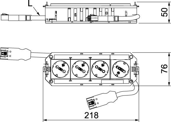 Universalträger connect UTC4 W W3OR1