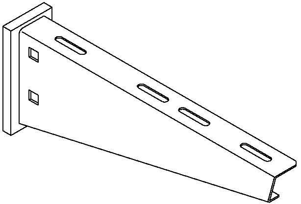 Wand- und Stielausleger AW 55 31 FTK LGR