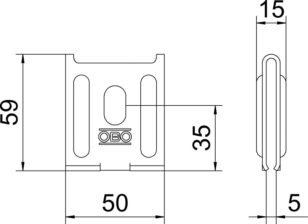 Wandbefestiger K 12 1818 FSKLGR