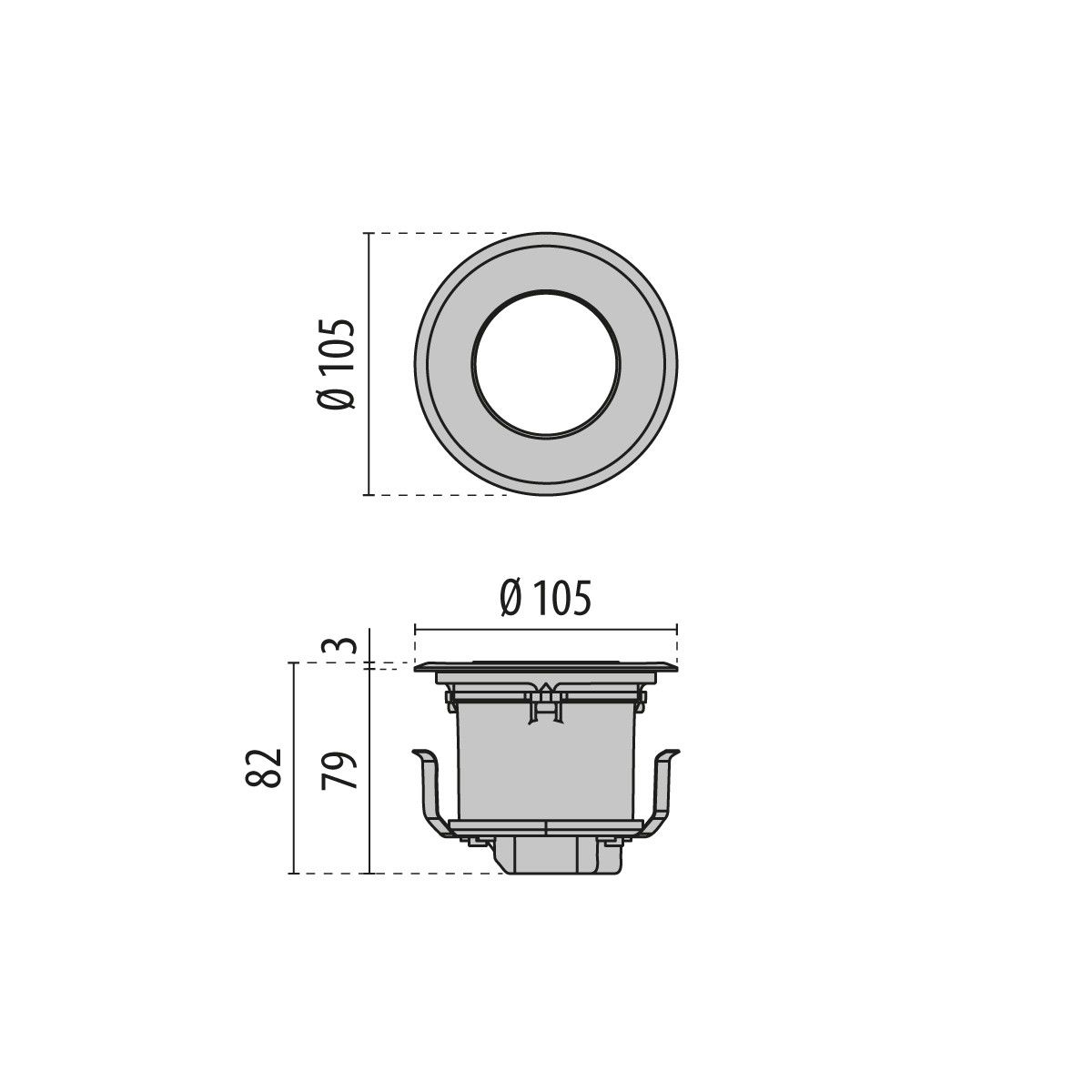 LED-Bodeneinbauleuchte 3109814