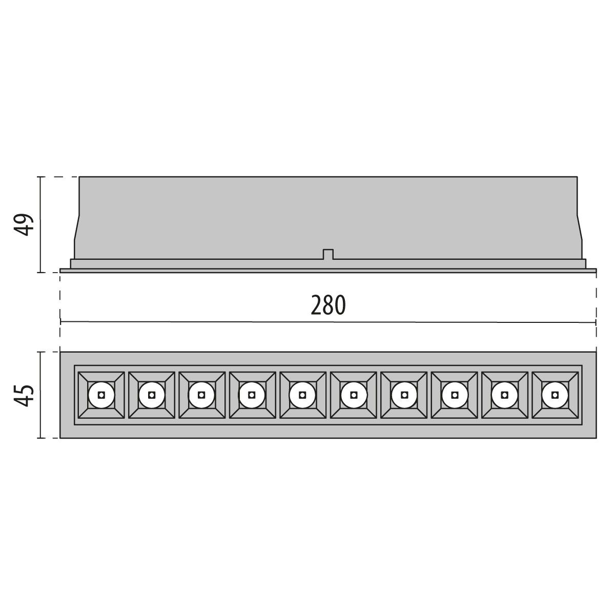 LED-Einbaustrahler 3101557