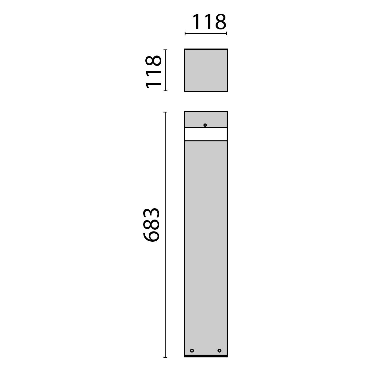 LED-Pollerleuchte 306671