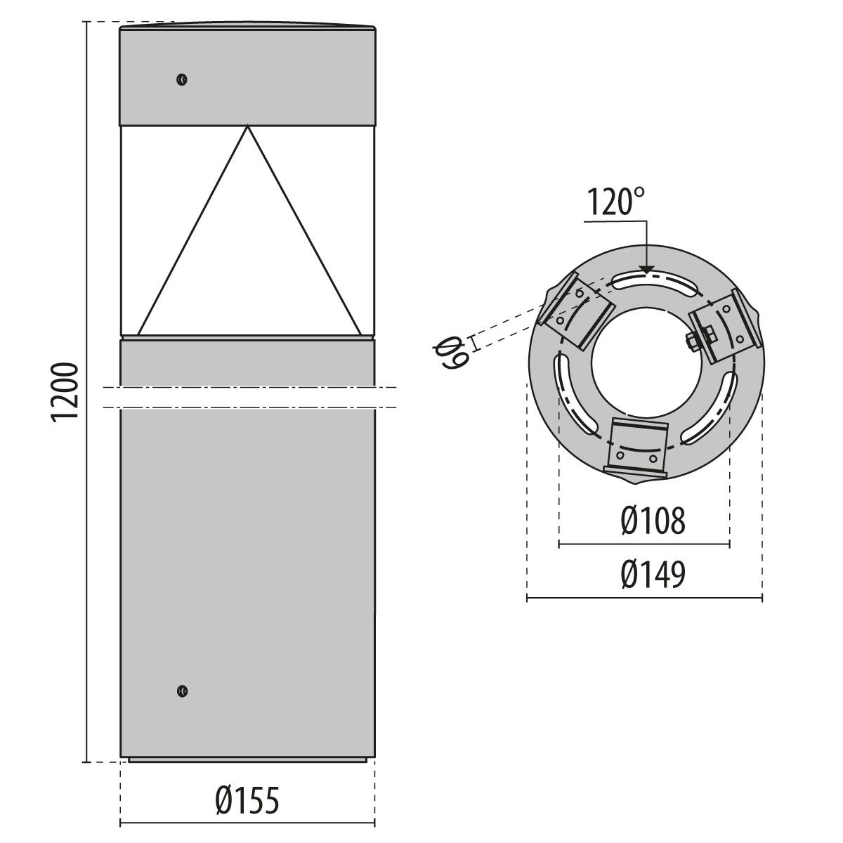 LED-Pollerleuchte 3113971