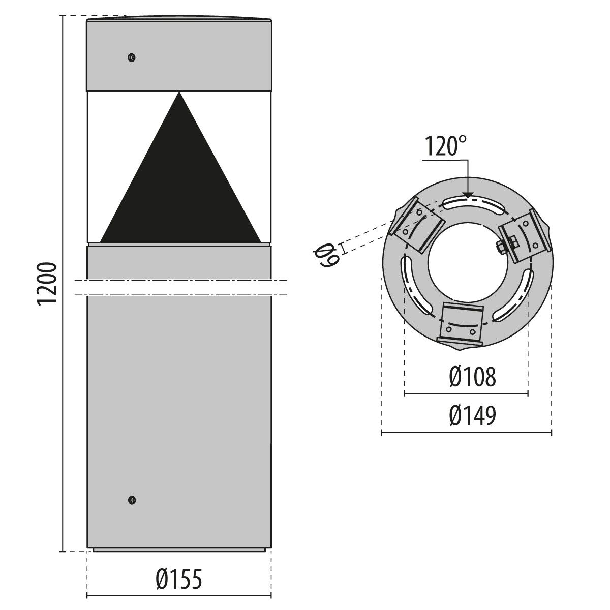 LED-Pollerleuchte 3113972