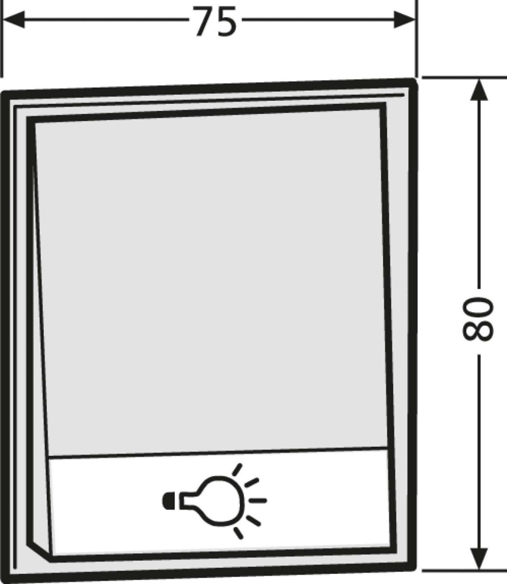 Komb.Klingel/Lichtmodul 97-9-85273 ws