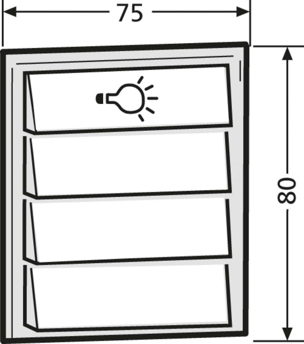 Komb.Klingel/Lichtmodul 97-9-85276 ws