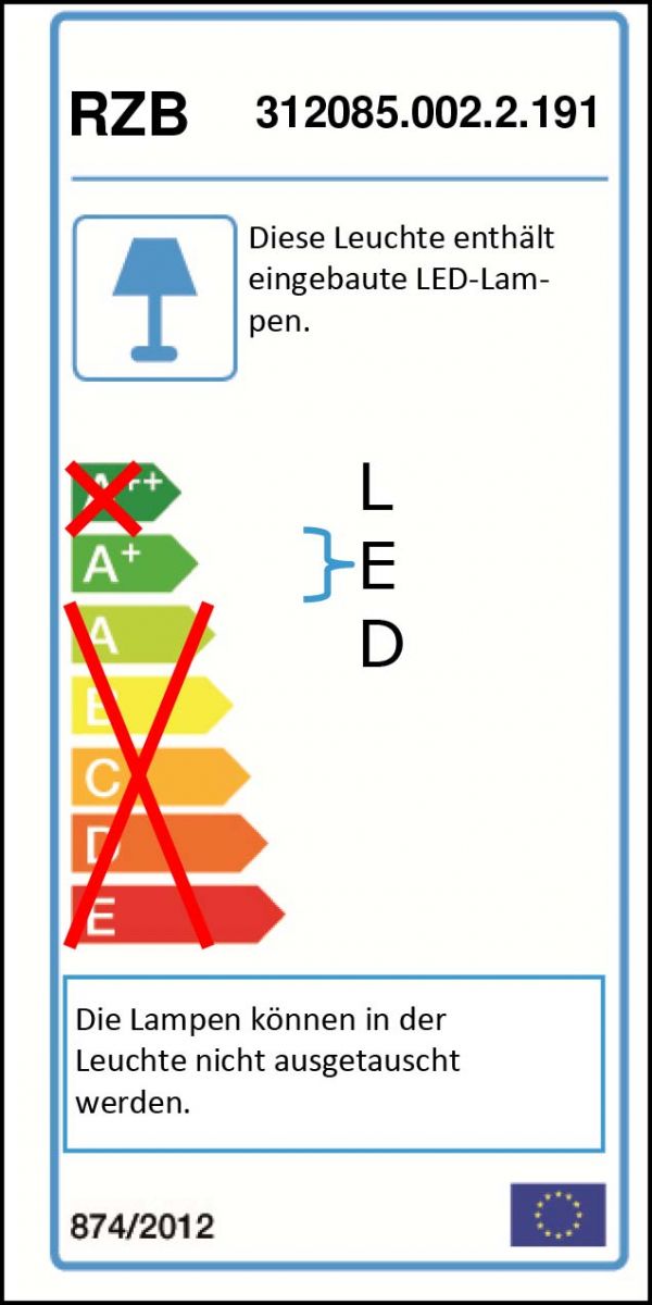 LED-Wand-u. Deckenleuchte 312085.002.2.191
